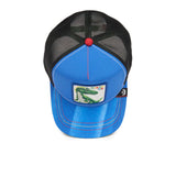 Gorra Goorin Bros Ride Or Die Dinosaurio Azul