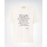 Camiseta ArtDist Script Ivory Regular Fit
