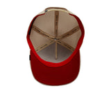 Gorra Goorin Bros Bad Boy Cuero Roja