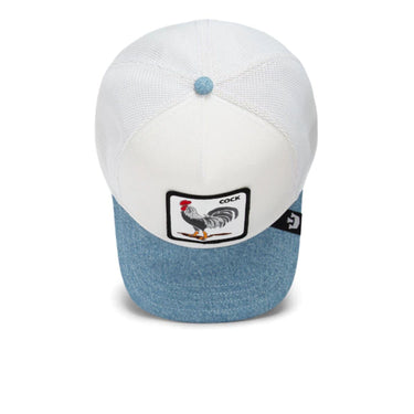 Gorra Goorin Bros Rooster Denim Blanca