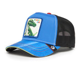Gorra Goorin Bros Ride Or Die Dinosaurio Azul