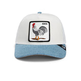 Gorra Goorin Bros Rooster Denim Blanca