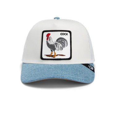 Gorra Goorin Bros Rooster Denim Blanca