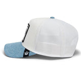 Gorra Goorin Bros Rooster Denim Blanca