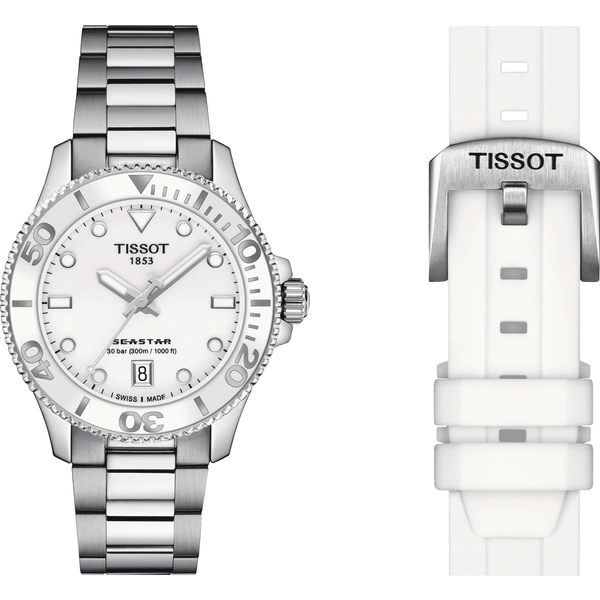 Reloj Tissot Seastar 1000 36mm Doble Manilla T1202101101100