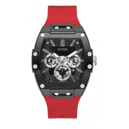 Reloj Guess Phoenix Rojo Con Negro GW0203G4